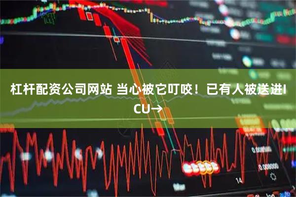 杠杆配资公司网站 当心被它叮咬！已有人被送进ICU→